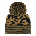 thumbnail image 2 of Women's '47 Leopard Portland Trail Blazers Rosette Cuffed Knit Hat with Pom, 2 of 2