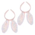 thumbnail image 5 of Bunny Ear Headband 2Pcs Pink Sequin Comfortable Longwear for Easter, 5 of 5