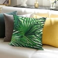 thumbnail image 3 of BANET Throw Pillow Cover Tropical Plant Vivid Realistic Tree Branch Pattern Natural Botany Decor Lumbar Pillow Case Cushion for Sofa Couch Bed Standard Queen White, 3 of 5