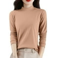 thumbnail image 4 of Brown Womens Sweatshirt Women's Fashion Clothes for Every Occasion Cotton Linen Cardigan Summer Chic Fall Clothes for Women, 4 of 6