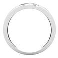 thumbnail image 3 of Dazzlingrock Collection 0.12 CT Round White Diamond Men Wedding Band Sterling Silver Size 7.5, 3 of 6