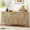 Natural, variant on Harper & Bright Designs Farmhouse Sideboard with Strage, Wood Entryway Table with Doors for Living Room and Hallway, Natural