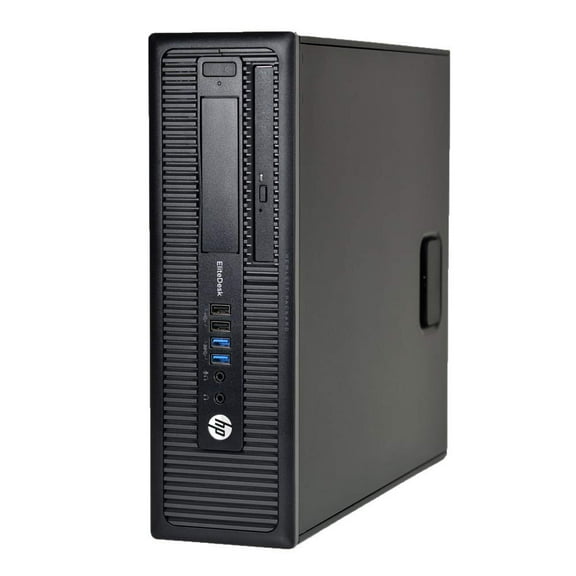 Restored HP ELITEDESK 800 G1 SFF Slim Business Desktop Computer, Intel I5 up to 3.50 GHz, 8GB RAM, 256GB SSD, DVD, USB 3.0, Windows 10 Pro 64 Bit (Refurbished)