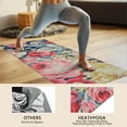 thumbnail image 4 of Pioneer Flower Floral Print Pattern Hot Yoga Mat Towel Non Slip for Hot Yoga - Quick-Drying Yoga Mat Cover with 4 Corner Pockets with Travel Bag - Hot Yoga Towel Non Slip 70"x26", 4 of 6