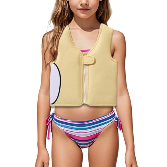 Kids Life Jacket 30-50 Lbs Adjustable Safety Strap Epe Foam Swimming Vest for Boys Girls Buoyancy Vest Floaties Jackets Swimwear Buoyancy Jacket for Swimming, Boating & Water Sports