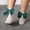White, variant on iHPH7 Stockings for Women Crew Socks for Women Bow Socks Breathable Socks Women Socks with Bows Gym Socks Women Cute Socks for Women Black One Size
