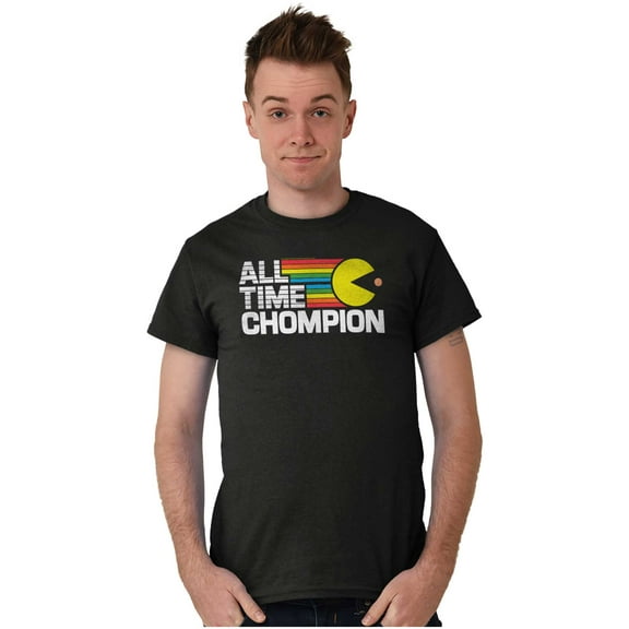 PACMAN Champion Hungry Foodie Men's Graphic T Shirt Tees Brisco Brands S