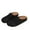 Black, variant on Women Stretchy Knitted Slip On Shoes Ladies Hands Free Step In Slides Summer Mesh Sandals with Arch Support