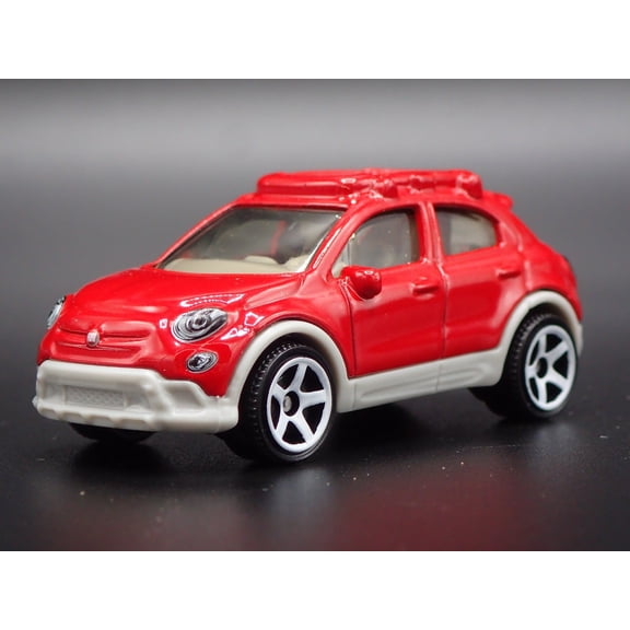 Open Box 2015-2024 FIAT 500X 4 FOUR DOOR RED 1/64 SCALE COLLECTIBLE DIECAST MODEL CAR