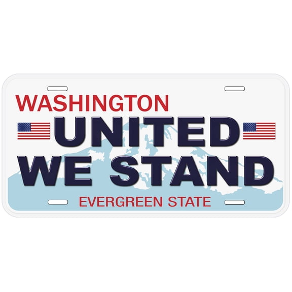 Washington United We Stand Novelty Car Auto License Plate