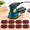 2.5A, variant on 3A Corded 5 Inch Orbital Sander With 6 Speeds and Dust Collection
