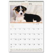Puppies Monthly Wall Calendar