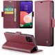 thumbnail image 1 of Funda tipo cartera para Samsung Galaxy A22 5G con tarjetero, función atril, cierre magnético, protección antigolpes de piel sintética, con tapa tipo cartera para Samsung A22 5G, 1 of 7