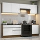 thumbnail image 2 of Cocina Integral 260cm Marrón/Blanco Glamy Madesa 04, 2 of 5