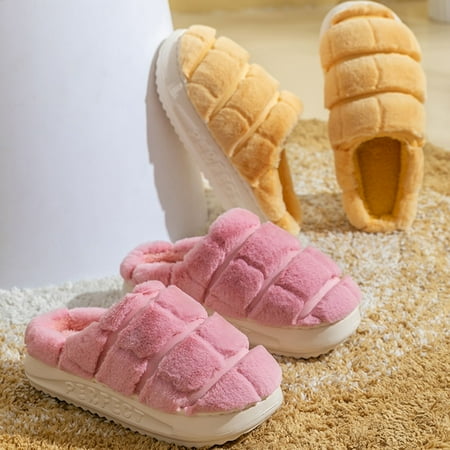 

NECHOLOGY Sexy Slippers for Women Lingerie Slippers For Women Home Thick Bottom Warm Indoor Womens Slide Bracelets Yellow 8