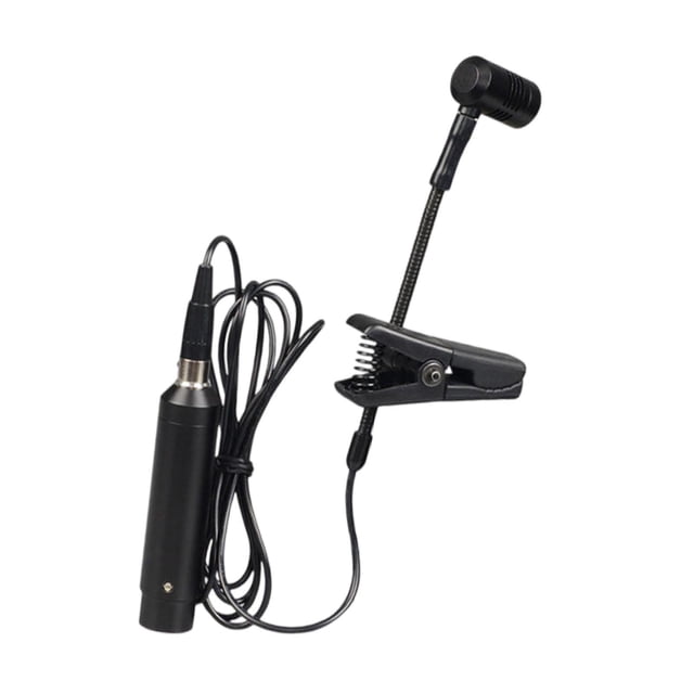 Micrófono de condensador con cable para instrumento musical, resistente, ligero, cuello de cisne, compacto, de repuesto, profesional y flexible. para saxofón