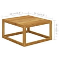 thumbnail image 4 of vidaXL Coffee Table 68x68x29 cm Solid Acacia Wood, 4 of 4