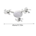 thumbnail image 2 of BotaniNest 18''Ceiling Fan Portable Ceiling Fans With Lights 3 Color Dimmable 3 Fan Speeds Plug In Hanging Ceiling Fan For Bedroom Tent Indoor.White, 2 of 6