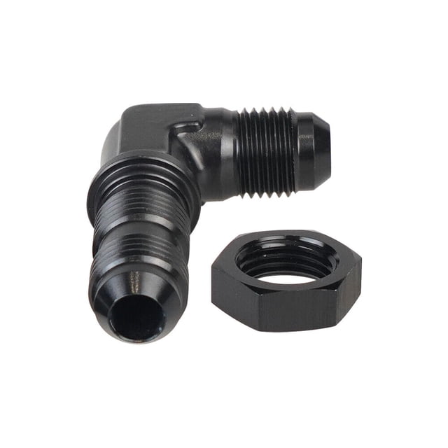 90° -6 AN-8 AN-10 AN Macho Flash Alliance Bulk Head Accesorios de combustible y tuercas a granel -