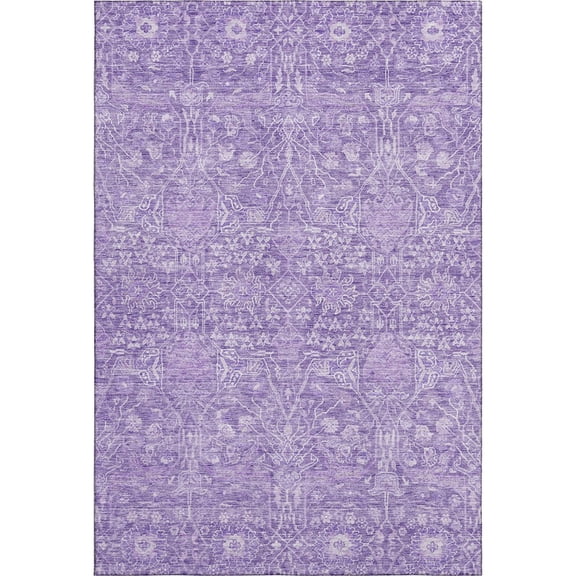 Dalyn Rugs Premium Machine Washable Mayfield AMF1133 Plum 3' x 5' Rug