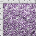 thumbnail image 3 of oneOone Velvet Purple Fabric Florals Sewing Craft Projects Fabric Prints By Yard 58 Inch Wide, 3 of 4