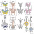 thumbnail image 5 of 1PCS Butterfly Belly Button Rings Sunflower Navel Piercing Ring Navel Button Piercing Body Belly Piercing Jewelry, 5 of 5