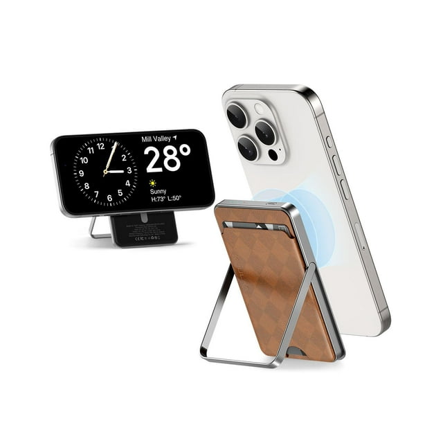 Power Bank Kuulaa Magnético 10000mAh Ultra Delgada Ranura para Tarjetas