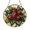 Acrylic 3.5 Inch, variant on Round Strawberry Stained Glass Window Hanging Suncatcher, Decorative Fruit Art Panel Ornament for Kitchen Decor