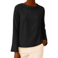 thumbnail image 2 of Womens Clothing Kelon Ladies Tops and Blouses Long Sleeve Cowl Neck Going Out Clothes Outfits 2026 Fashion Clothes Vacation Outfits, S, 2 of 5