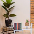 thumbnail image 3 of BRIGHTFUFU 1Pcs Small Book Shelf For Desktop White PVC Home Decoration For Kids, 3 of 8