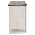thumbnail image 6 of Signature Design by Ashley Casual Dorrinson Corner TV Stand  Two-tone, 6 of 9