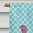 thumbnail image 3 of Carolines Treasures BB8156CHF Bourbon Rouge Dinde Bleu Check Drapeau Toile Maison, 3 of 4