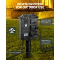 thumbnail image 5 of DEWENWILS Outdoor Light Timers with Remote Control, 6 Grounded Outlets, 100FT Remote Control, 6FT Extension Cord, Dusk to Dawn Power Stake Timer for Christmas Lights, Holiday Decor, 5 of 7