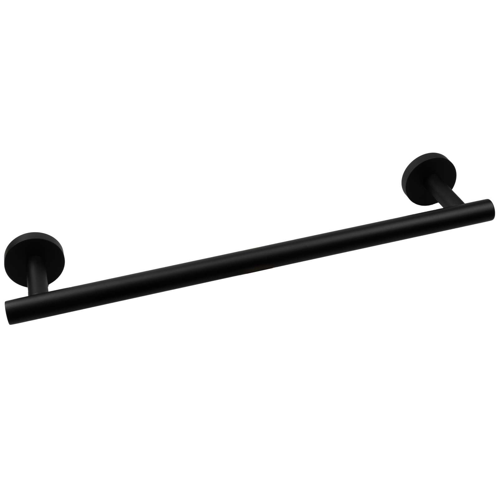 16'' Matte Black Stainless Steel Wall Mounted Towel Bar