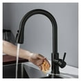 thumbnail image 1 of Smart Touchless Kitchen Faucet Brushed Infrared Sensor Faucets Infrared Water Mixer Taps ,bar Laundry RV Farmhouse, 1 of 6