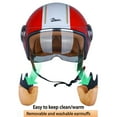thumbnail image 7 of BEON Half Face Retro Vintage Motorcycle Helmet with Anti-Scratch Visor for Adults Moped Vespa, DOT & ECE Approved, 7 of 7