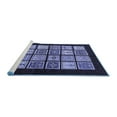 thumbnail image 2 of Ahgly Company Machine Washable Indoor Rectangle Oriental Blue Modern Area Rugs, 8' x 12', 2 of 4