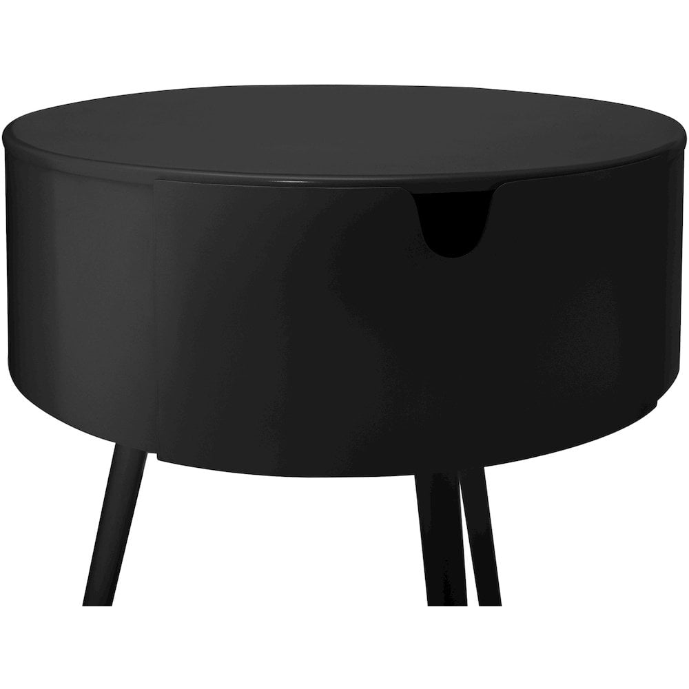 Meridian Furniture Bali Black Metal Nightstand
