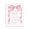 Feminine Encouragement Ribbon, variant on Stupell Industries Glam Loved More Sentiment Pink Ribbon Black Floating Frame Canvas Art, 17 x 21, by Cindy Jacobs