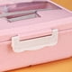 thumbnail image 4 of Caja Bento a prueba de fugas para adultos con fiambrera de 3 compartimentos para niños con cuchara y Tomshoo  Caja Bento, 4 of 7
