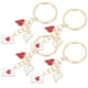 thumbnail image 1 of GOOHOCHY 4pcs llavero creativo metal colgante colgante tarjeta de póker corazón anillo colgante colgante, 1 of 7