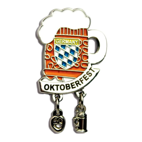 Oktoberfest Haus Beer Mug Metal Hat Pin for German Hat Men