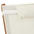 thumbnail image 4 of vidaXL Rocking Chair White Textilene and Solid Wood Poplar, 4 of 5