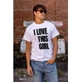 thumbnail image 4 of Love This Girl Guy Cute Matching Set Men's Graphic T Shirt Tees Brisco Brands S, 4 of 7