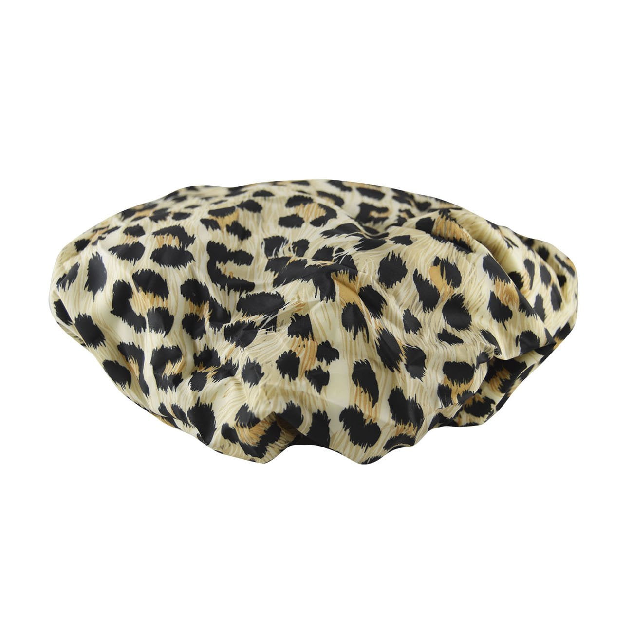Betty Dain Socialite Collection Terry Lined Shower Cap, Safari Spots