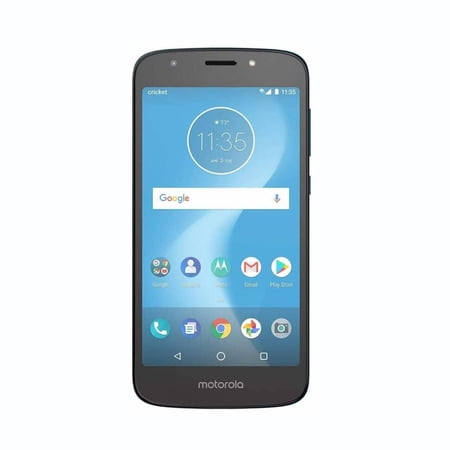 Pre-Owned Motorola Moto E5 Cruise (Cricket) 5.2" 16 GB Android OS Midnight Blue (Good)