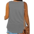 thumbnail image 6 of XCHQRTI Women's Plus 4th of July Tank Tops Graphic American Flag Sleeveless Shirts, 6 of 7