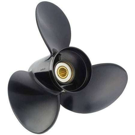 UPC: 0824375036736 | Sola 3311-111-14 Amita 3 Aluminum 3-Blade Boat Propeller  Right Hand  11.1 In. Diameter x 14 In. Pitch x 13-Spline