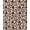 Ivory, Pattern 1, variant on ODIKA 5' x 7' Machine Washable Non-Slip Area Rug, Leopard Rosette High Traffic Rug, Beige, 322198