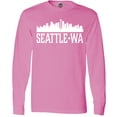 thumbnail image 3 of Inktastic Seattle Washington Skyline WA Cities Long Sleeve T-Shirt, 3 of 5